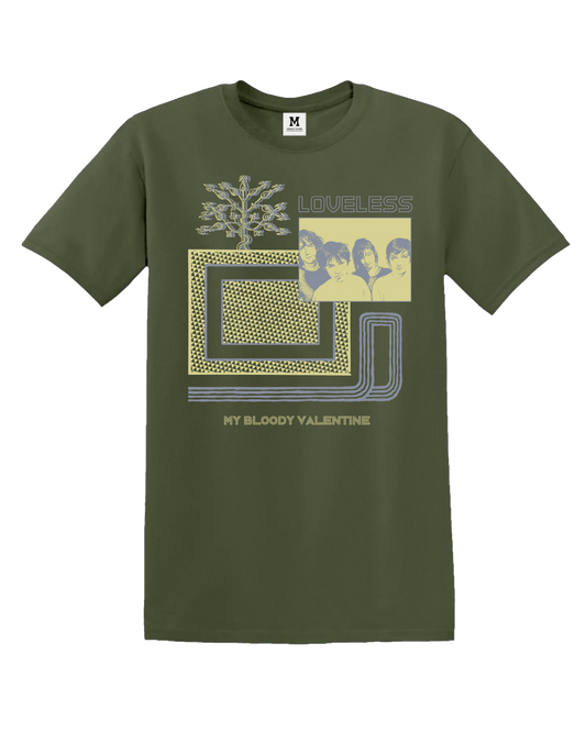 Loveless Military Green T-shirt by Hand of Gosh x FS